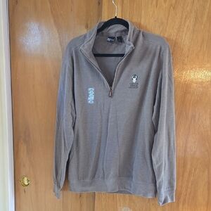 Men's Sweater 1/4 zip mock neck